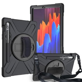 eSTUFF Coque AUSTIN pour Galaxy Tab S7+/S8+, Noir
