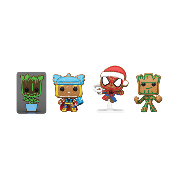 FUNKO Arbre de Noël avec 4 figurines Pocket POP Marvel Tree Holiday Exclusive FUNKO Arbre de Noël avec 4 figurines Pocket POP Marvel Tree Holiday Exclusive