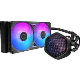 Cooler Master MasterLiquid 240 Atmos II Pixel LED - Watercooling AIO 240mm - Ventilateurs 120mm ARGB - Écran personnalisable - Compatible Intel LGA 1851/1700 et AMD AM5/AM4