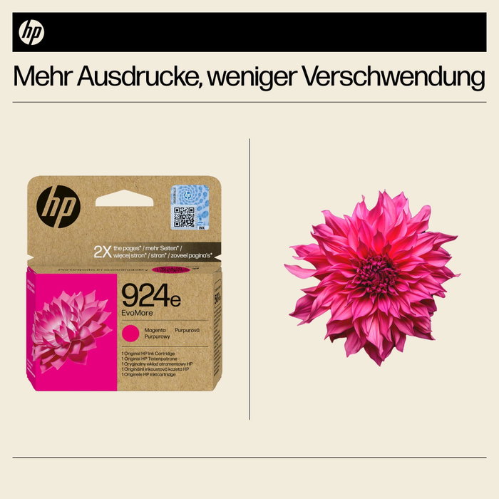 HP HP Ink 924E / 4K0U8NE Magenta XL HP HP Ink 924E / 4K0U8NE Magenta XL