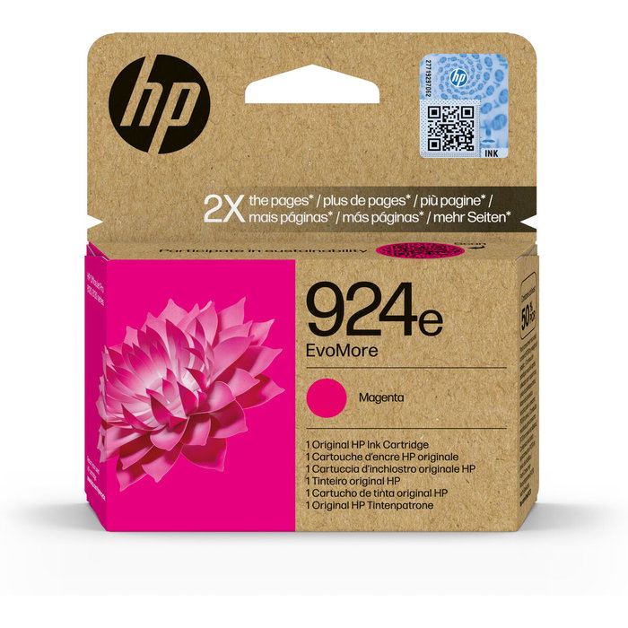 HP EvoMore 924e Magenta XL 4K0U8NE HP EvoMore 924e Magenta XL 4K0U8NE