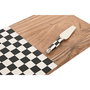 Planche à découper Home ESPRIT Blanc Noir Naturel Moderne 20 X 38 X 1,5 CM (4 Pièces)