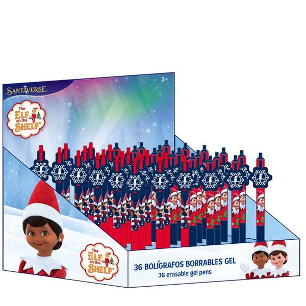 Safta Lot de 36 Stylos Effaçables Santaverse Safta Lot de 36 Stylos Effaçables Santaverse
