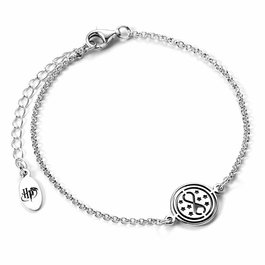THE CARAT SHOP Bracelet Tourneur du Temps Harry Potter en argent 925 avec extension - Réplique de Time-Turner d'Hermione Granger