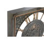 Home ESPRIT Horloge Murale Gris Doré Argenté