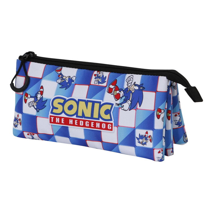 KARACTERMANIA Trousse Blue Lay Sonic The Hedgehog triple KARACTERMANIA Trousse Blue Lay Sonic The Hedgehog triple