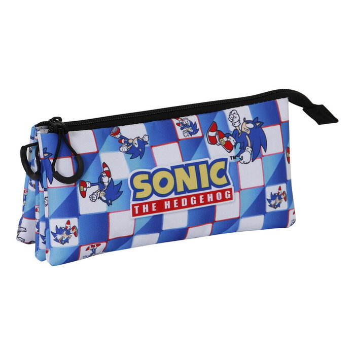 KARACTERMANIA Trousse Blue Lay Sonic The Hedgehog triple KARACTERMANIA Trousse Blue Lay Sonic The Hedgehog triple