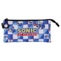 KARACTERMANIA Trousse Blue Lay Sonic The Hedgehog triple