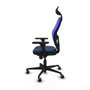 Piqueras y Crespo Chaise de Bureau avec Appui-tête Jorquera 3D036G1 Blue marine