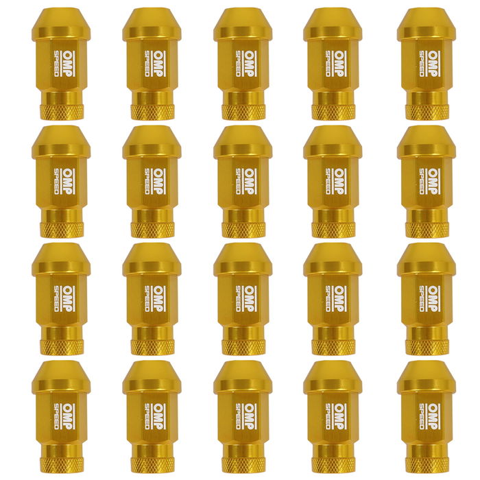Omp Speed Jeu De 20 Écrous En Aluminium M12x1.5 Clé De 19 Longueur 40 mm Couleur Aluminium 7075 OMPS09921209 Omp Speed Jeu De 20 Écrous En Aluminium M12x1.5 Clé De 19 Longueur 40 mm Couleur Aluminium 7075 OMPS09921209