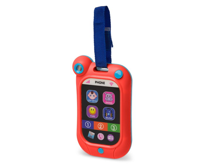KioKids Jouet Téléphone Portable Musical Éducatif pour Enfant - Téléphone Imitation avec Mélodies, Sonneries Réelles, Suspendable - Dès 18 Mois, Multicolore KioKids Jouet Téléphone Portable Musical Éducatif pour Enfant - Téléphone Imitation avec Mélodies, Sonneries Réelles, Suspendable - Dès 18 Mois, Multicolore