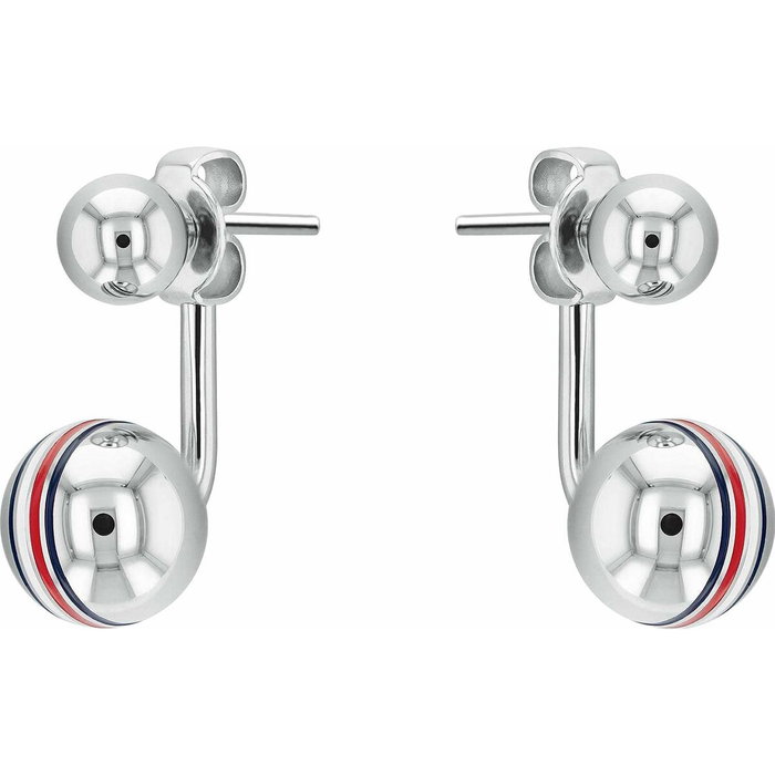 Tommy Hilfiger Boucles d'oreilles en acier inoxydable gris 8mm Tommy Hilfiger Boucles d'oreilles en acier inoxydable gris 8mm
