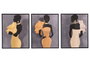 GIFTDECOR Lot de 6 Tableaux Femme Assortis 40x50cm, Cadre Noir