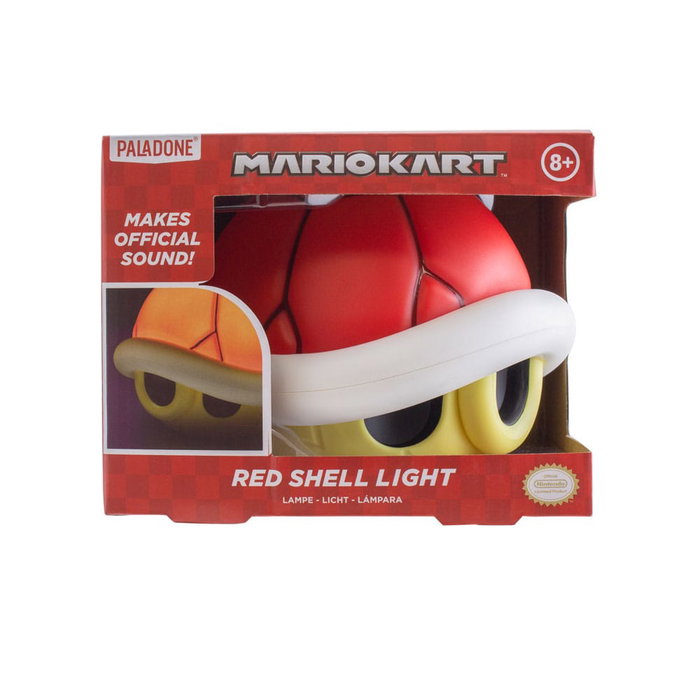 Mario Kart lampe sonore Red Shell 12 cm