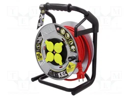 KEL Rallonge réseau H05RR-F 3G2,5mm2 20m rouge