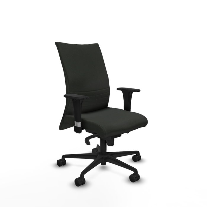Piqueras Y Crespo Chaise Albacete confidente, mécanisme Synchro, tissu Noir Piqueras Y Crespo Chaise Albacete confidente, mécanisme Synchro, tissu Noir