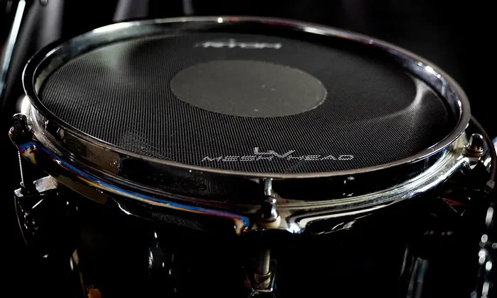 RTOM LV Mesh Head 12" Parche de Maille pour Batterie Acoustique - Réduction de Volume - Pratique Silencieuse