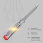 Hantums Tournevis testeur de tension 140mm 100-250V AC/DC