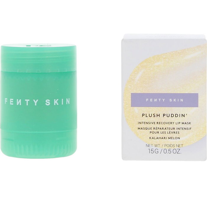Fenty Beauty Masque réparateur pour les lèvres Plush Puddin' #MelonKalahari 15 g, soin hydratant jour et nuit pour lèvres douces
