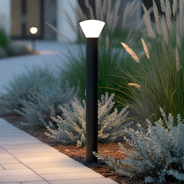 Digos Balise LED extérieure 100 cm 5 W 220 V CA 3 000 K Noir