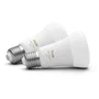 Philips Hue - Pack de 2 ampoules LED connectées A60, culot E27, 8.1W, lumière blanche chaude réglable 1000-2000K, 1100 lumens