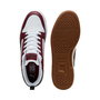 Chaussures casual homme Puma Rebound V6 Low Blanc Bordeaux