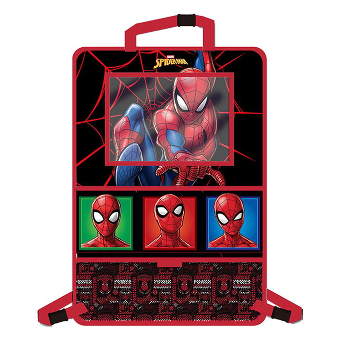 Spider-Man Organisateur pour Siège de Voiture Rouge