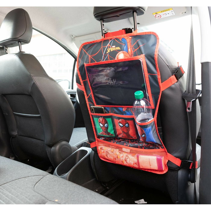 Spider-Man Organisateur pour Siège de Voiture Rouge