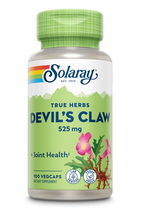 SOLARAY Devil Claw Harpago 525mg 100 capsules