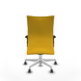Piqueras Y Crespo Albacete Confidente - Chaise de bureau Jaune - Mécanisme Synchrone