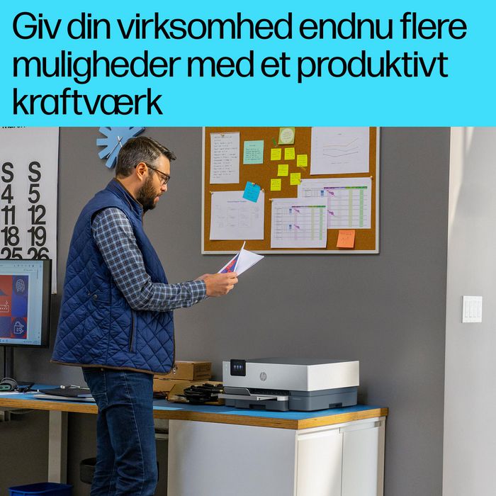 HP OfficeJet Pro 9110b - Imprimante couleur multifonction sans fil avec recto verso automatique, écran tactile et port USB pour bureau