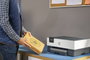 HP OfficeJet Pro 9110b - Imprimante couleur multifonction sans fil avec recto verso automatique, écran tactile et port USB pour bureau