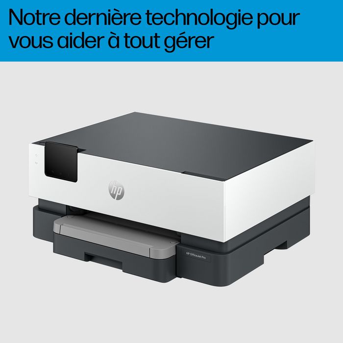 HP OfficeJet Pro 9110b - Imprimante couleur multifonction sans fil avec recto verso automatique, écran tactile et port USB pour bureau