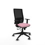 Piqueras y Crespo Chaise de Bureau Horna Rose et Noir