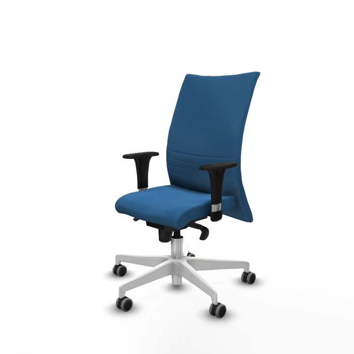 Piqueras Y Crespo Albacete confidente - Chaise de bureau bleu clair avec mécanisme synchrone Piqueras Y Crespo Albacete confidente - Chaise de bureau bleu clair avec mécanisme synchrone