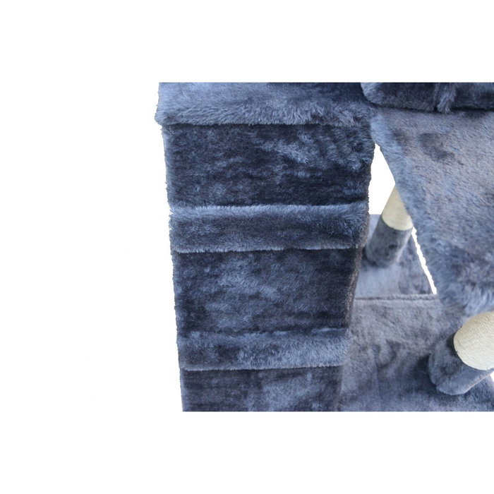 Arbre à chat Gloria Nilo Gris Polyester Bois Papier Plastique Sisal 7,5 cm