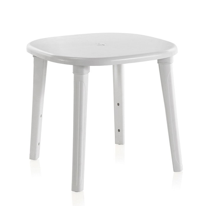 Shaf Mesa Cancún, table ovale blanche pour extérieur Shaf Mesa Cancún, table ovale blanche pour extérieur