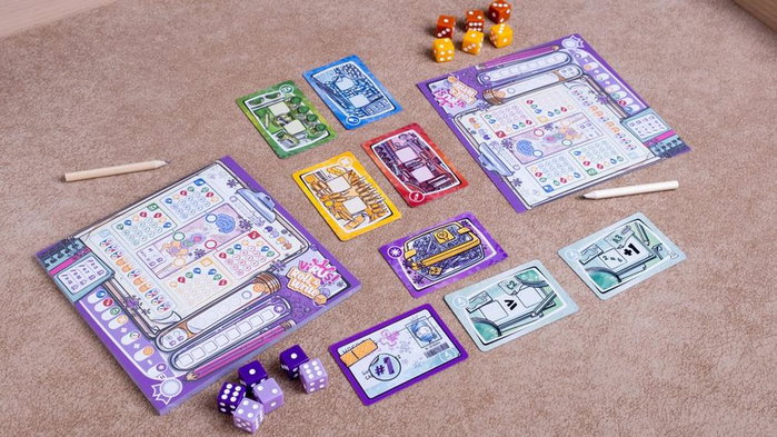 Virus! Roll & Write Jeu de Société - Édition Roll & Write - Tranjis Games - à partir de 8 ans Virus! Roll & Write Jeu de Société - Édition Roll & Write - Tranjis Games - à partir de 8 ans