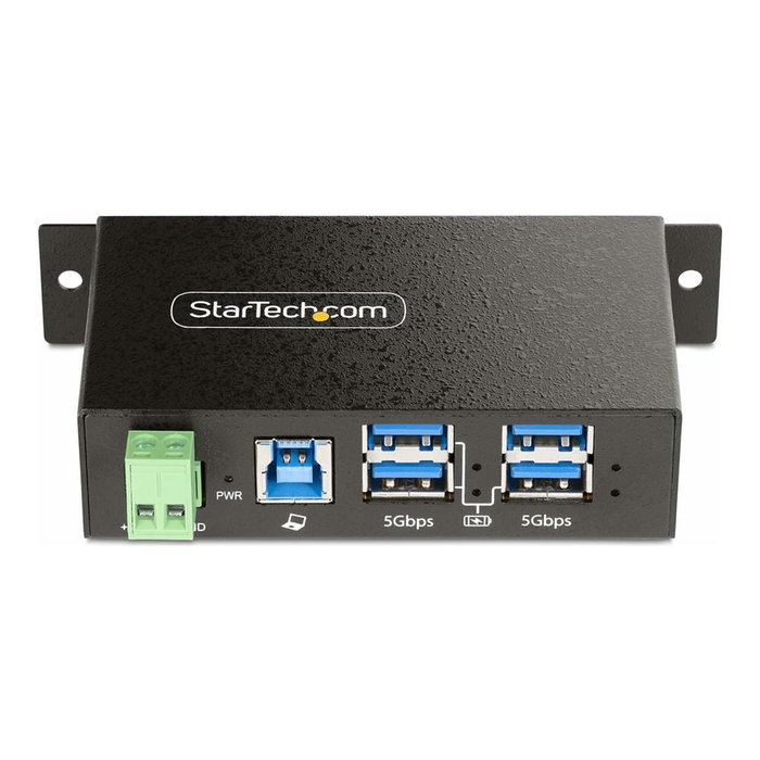 Startech 5 gr4Aindrm Hub USB 3.2 4 ports Géré - Montage mural/DIN - Métallique - Noir Startech 5 gr4Aindrm Hub USB 3.2 4 ports Géré - Montage mural/DIN - Métallique - Noir