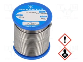 BROQUETAS Fil d'étain Sn60Pb40 2mm 250g