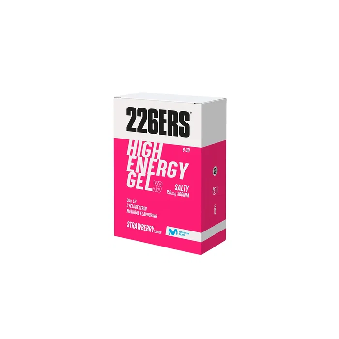 226ERS Coffret 8 Unités High Energy Gel 45g Fraise Salé 150 226ERS Coffret 8 Unités High Energy Gel 45g Fraise Salé 150