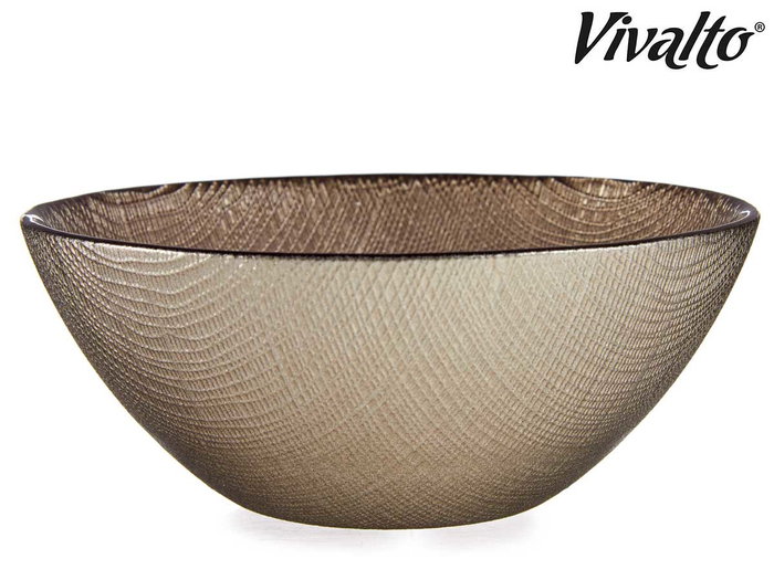 Vivalto Bol en verre 15 cm Or vieux (Set de 24) lifetme Vivalto Bol en verre 15 cm Or vieux (Set de 24) lifetme