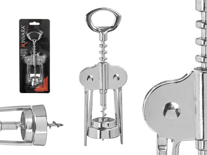 Kinvara Tire-bouchon chromé 147 g 17 x 4 x 6 cm (Set de 24) Kinvara Tire-bouchon chromé 147 g 17 x 4 x 6 cm (Set de 24)
