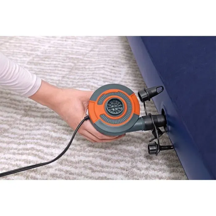 Bestway - 67003 - Matelas gonflable de camping pour 2 places - 203 x 152 x 22 cm - Poids max 300 kg - Pour intérieur et extérieur - Avec kit de réparation Bestway - 67003 - Matelas gonflable de camping pour 2 places - 203 x 152 x 22 cm - Poids max 300 kg - Pour intérieur et extérieur - Avec kit de réparation