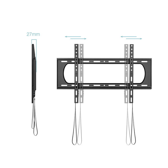 TooQ LP1084F-B Support de TV 80 pouces 80 kg
