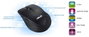 Asus WT465 - Souris sans fil optique 2.4GHz, laser jusqu'à 1600 dpi, 70 g, pour PC portable et bureau