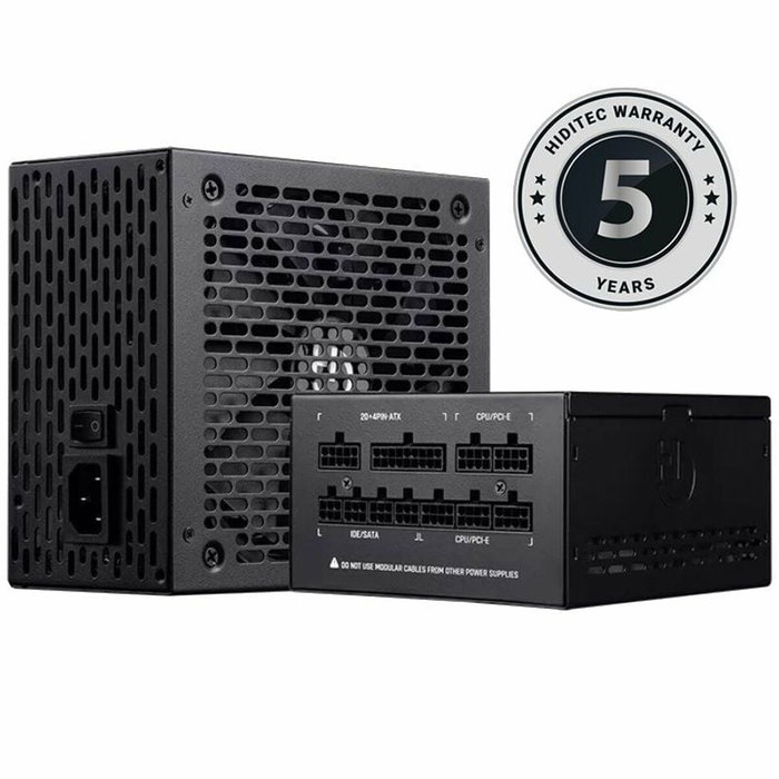 Bloc d’Alimentation Hiditec BZX650 650 W 80 Plus Bronze CE & RoHS, FCC