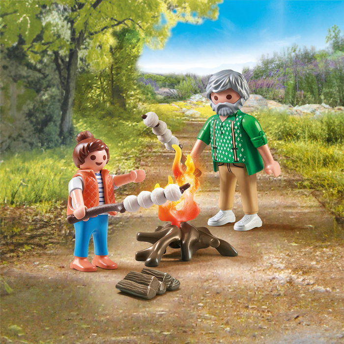 PLAYMOBIL - Set de Feu de Camp avec Guimauves et Personnage 71513, Figurine pour Enfants à partir de 4 ans, Jouet d'Imagination et de Rôle PLAYMOBIL - Set de Feu de Camp avec Guimauves et Personnage 71513, Figurine pour Enfants à partir de 4 ans, Jouet d'Imagination et de Rôle
