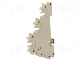 WEIDMÜLLER Connecteur pour rail DIN série W, 24A, marron