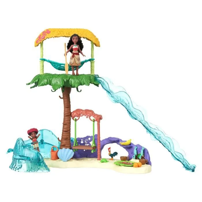 Disney Princess Coffret Vaiana Aventures Insulaires - Jeu de Poupées avec Vaiana, Simea et Accessoires - JFF13 Disney Princess Coffret Vaiana Aventures Insulaires - Jeu de Poupées avec Vaiana, Simea et Accessoires - JFF13